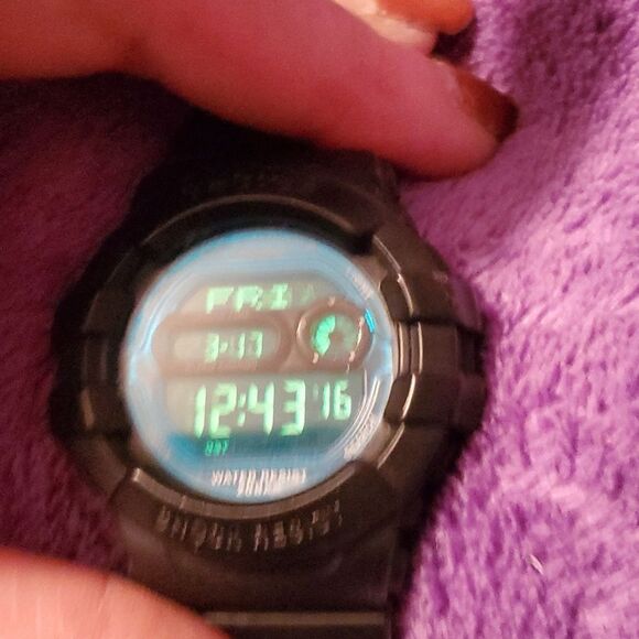 Casio Baby-G Watch Model‎ BDG-140 3277 Black Green Light - Picture 2 of 5